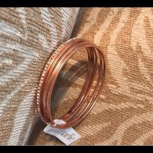 NWT - 3 Piece Set! Charming Charlie Rose Gold